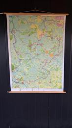 Oude Schoolkaart Oost Nederland - 100x137cm, Ophalen of Verzenden