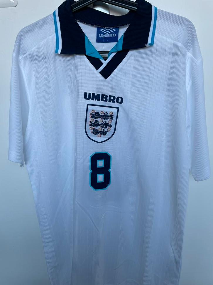 Retro Paul Gascoigne Engeland ek 1996 XL vintage prem league, Sport en Fitness, Voetbal, Nieuw, Shirt, Maat XL, Ophalen of Verzenden