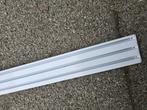 Dubbele gordijnrail – 2 stuks aluminium, Ophalen, Gebruikt, Wit, Strak