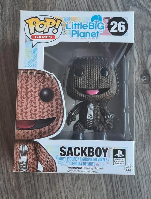 Funko 26 Sackboy (Little Big Planet), Verzamelen, Poppetjes en Figuurtjes, Zo goed als nieuw, Ophalen of Verzenden