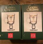 Holmegaard Golden Christmas Glazen - 2 Stuks, Ophalen of Verzenden