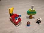 LEGO DUPLO Brandweertruck - 10901, Kinderen en Baby's, Speelgoed | Duplo en Lego, Ophalen of Verzenden, Zo goed als nieuw, Complete set