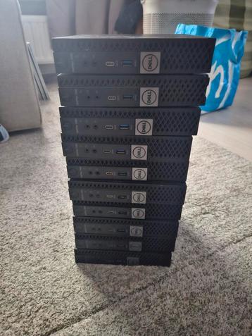 Partij Dell optiplex micro 7070/7060 i5 9th/8th 256/8 beschikbaar voor biedingen