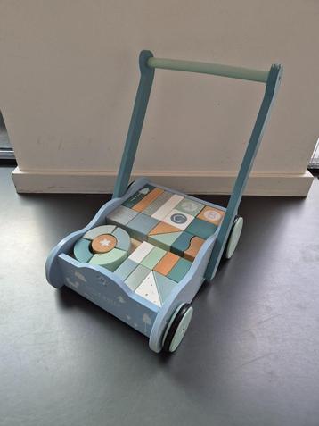 Little Dutch houten blokkenkar (loopwagen) beschikbaar voor biedingen