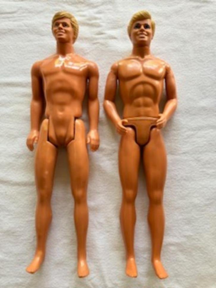Oude Ken poppen - Mattel Malaysia 1968 - vintage, Kinderen en Baby's, Speelgoed | Poppen, Gebruikt, Barbie, Verzenden