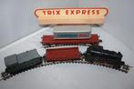Trix stoomlokomotief met drie wagons, Gelijkstroom, Trix, Ophalen of Verzenden, Analoog