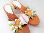 Aquila wit leren zomerklompje, maat 37, Slippers, Verzenden, Wit, Aquila
