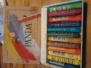 Panda oli pastel krijt Talens beschikbaar voor biedingen