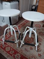 2 draaikrukken, Ophalen, In hoogte verstelbaar, Gebruikt, IJzer