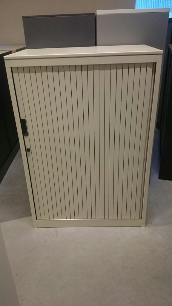 Smalle Roldeurkasten 80 cm, Huis en Inrichting, Kasten | Roldeurkasten en Archiefkasten, Gebruikt, Metaal, Ophalen