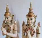 Set Sawadee 2 knielend hout Poortwachters Teppanom thailand, Ophalen, Zo goed als nieuw