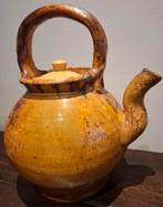 Grote Franse koffiepot van Andens aardewerk, Antiek en Kunst, Antiek | Keramiek en Aardewerk, Ophalen of Verzenden