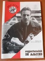 ajax 1991 john van 't Schip ajacied, Verzamelen, Sportartikelen en Voetbal, Ophalen of Verzenden, Zo goed als nieuw, Ajax, Boek of Tijdschrift