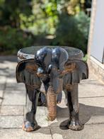 Handgesneden olifantentafel of stoel/kruk, Antiek en Kunst, Antiek | Meubels | Tafels, Ophalen