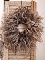 Handgemaakte wollen krans - 50 cm, Ophalen of Verzenden, Nieuw