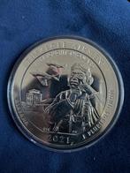 5 oz Zilver America The Beautiful - 2021 Alabama, Postzegels en Munten, Ophalen of Verzenden, Zilver