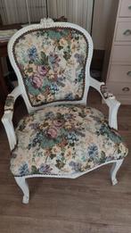 Vintage barokfauteuil met bloemenmotief, Ophalen