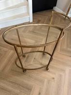 Push trolly / Dranken trolly, Huis en Inrichting, Tafels | Bijzettafels, Ophalen, Metaal of Aluminium, 55 tot 75 cm, Zo goed als nieuw