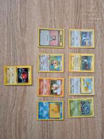 9 Pokemon Base Set 1st Edition. NM, Hobby en Vrije tijd, Ophalen of Verzenden, Zo goed als nieuw, Meerdere kaarten, Foil