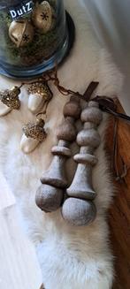 2 houten klossen "Hoffz", Huis en Inrichting, Ophalen of Verzenden