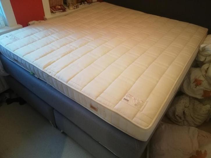 Biologisch wollen / katoenen natuurlatex matras met, Huis en Inrichting, Slaapkamer | Matrassen en Bedbodems, Gebruikt, Matras