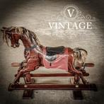 Antiek vintage hobbelpaard van hout paard retro  783