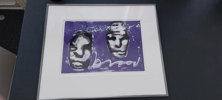 Herman Brood Zeefdruk 442/500 met Certificaat, Antiek en Kunst, Kunst | Litho's en Zeefdrukken, Ophalen
