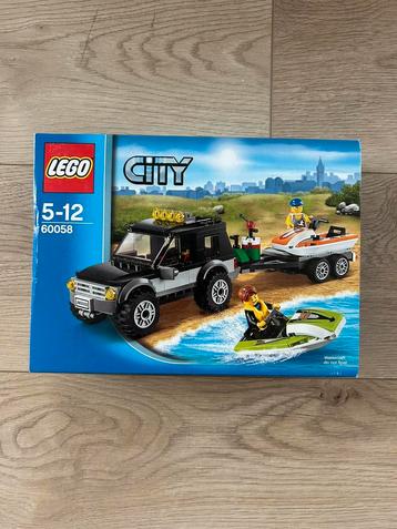 Lego 60058 - Lego Jeep met Waterscooters - *NIEUW* beschikbaar voor biedingen