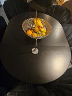 Ingatorp Ikea: Ronde verstelbare eettafel zwart, Ophalen, Rond, Zo goed als nieuw, 100 tot 150 cm