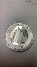 China 10 yuan 2016 panda, Verzenden, Noord-Amerika, Losse munt, Zilver