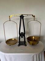 Grote Weegschaal Ges. Gesch 5kg Oude Antieke Balans Groot, Ophalen of Verzenden