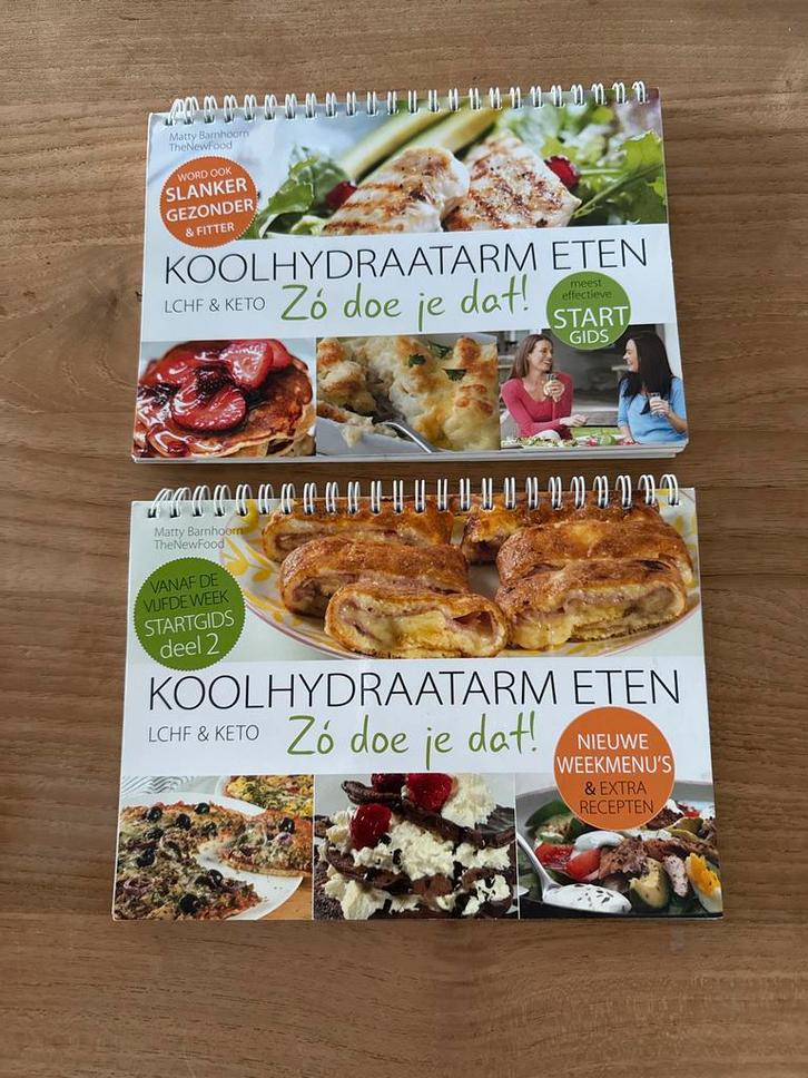 2 Koolhydraatarme Kookboeken The New Food, Boeken, Kookboeken, Zo goed als nieuw, Hoofdgerechten, Europa, Gezond koken, Verzenden