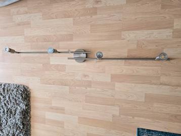 Moderne plafondlamp met verstelbare spots – 4-lichts | RVS beschikbaar voor biedingen