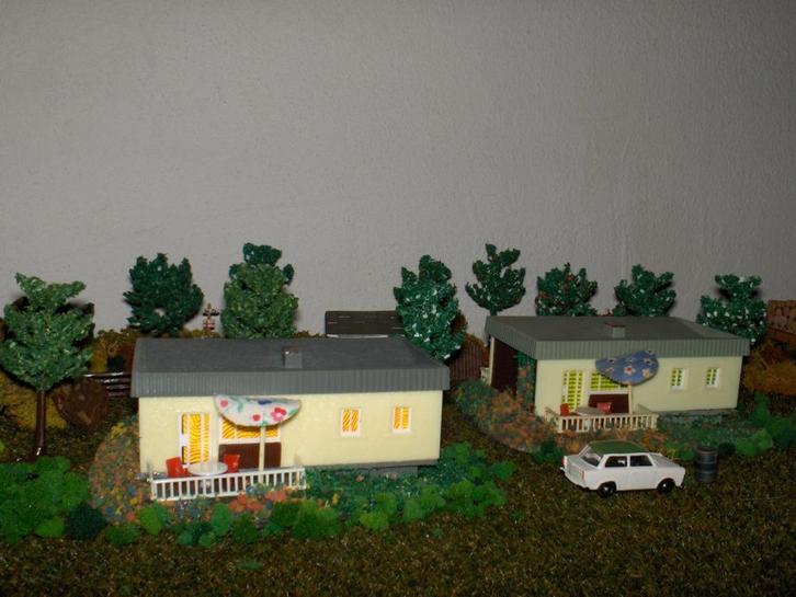 Luxe bungalow Vero kant-en-klaar-model HO DDR VERO, Hobby en Vrije tijd, Modeltreinen | H0, Nieuw, Ophalen of Verzenden