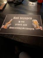 Leuk bordje voor kroeg of mancave, Ophalen of Verzenden, Nieuw