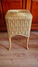 Rotan bamboe bijzettafel, Overige materialen, Minder dan 55 cm, Rond, Zo goed als nieuw