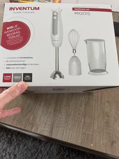 Inventum MX201S, Witgoed en Apparatuur, Blenders, Nieuw, Ophalen of Verzenden