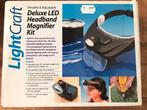 Headband Deluxe LED Light Craft incl. 4 verwisselbare lenzen, Nieuw, Ophalen of Verzenden