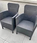 4 Wicker Tuinstoelen, Tuin en Terras, Tuinstoelen, Ophalen of Verzenden