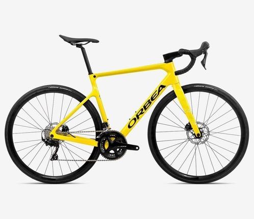 Orbea Orca M30 Sulfur Yellow (Gloss)- Night B 55cm 2023, Fietsen en Brommers, Fietsen | Racefietsen, Nieuw, Overige merken, 53 tot 57 cm