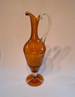 Vintage Glazen Empoli Karaf, Ophalen of Verzenden