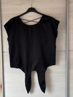 Satijnen (crop)top van Only maat XS, Only, Zwart, Ophalen of Verzenden, Zo goed als nieuw