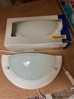 Massive Wandlamp, Ophalen of Verzenden, Zo goed als nieuw, Glas, Minder dan 50 cm