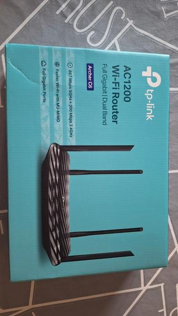 TP-Link Archer C6 AC1200 Router - Zo goed als nieuw beschikbaar voor biedingen