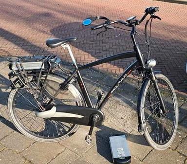 Prolithium E-bike met Bafang motor en 2 accu's, Fietsen en Brommers, Elektrische fietsen, Gebruikt, Overige merken, 30 tot 50 km per accu