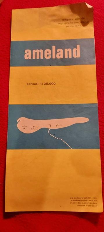 Ameland Landkaart - Topografische Dienst Nederland beschikbaar voor biedingen