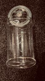 Glazen Pot met Deksel, Gebruikt, Schaal, Rond, Ophalen of Verzenden