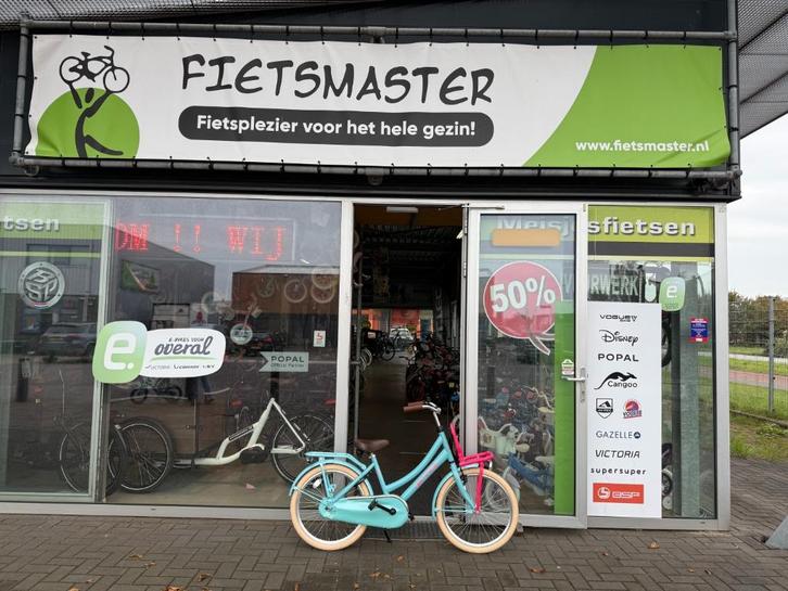 FIETSMASTER Altec Urban 22inch Transportfiets PINK/BLUE, Fietsen en Brommers, Fietsen | Meisjes, Zo goed als nieuw, 22 inch, Handrem