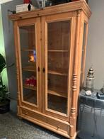 Oude grenen kast, één stuk, met lade, Huis en Inrichting, Kasten | Buffetkasten, Gebruikt, 100 tot 150 cm, Ophalen of Verzenden