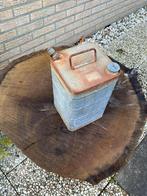 Metalen olieblik, Verzamelen, Blikken, Ophalen of Verzenden, Gebruikt